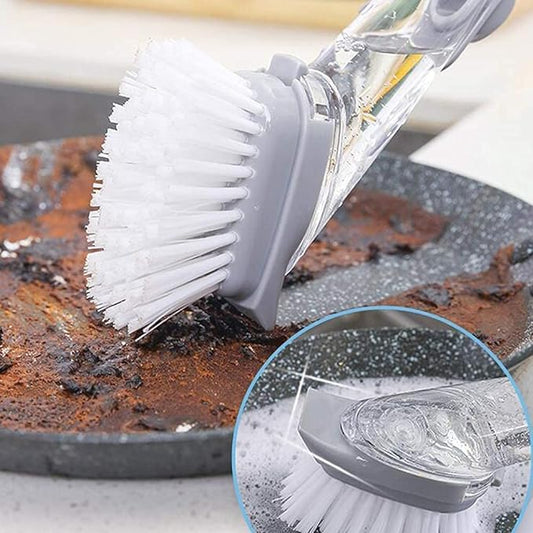 Automatic Kitchen Cleaning Brush with Rechargeable Handle & Multiple Heads