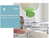 Automatic Kitchen Cleaning Brush with Rechargeable Handle & Multiple Heads