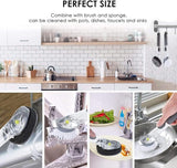 Automatic Kitchen Cleaning Brush with Rechargeable Handle & Multiple Heads