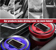 Portable Mini Car Ashtray with Lid and LED Light