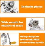 Heavy Duty Steel Meat Grinder for Home and Kitchen Use